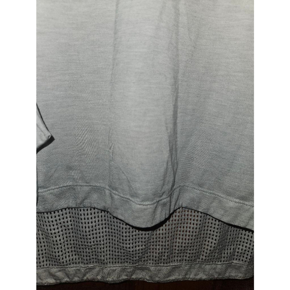 Women's Athleta x Derek Lam Mesh Long Sleeve Athletic Shirt Top SZ XS Gray - Picture 3 of 10